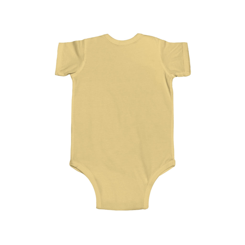 Baby Powered by Milk Infant Bodysuit | Cute Monster Drinking Bottle