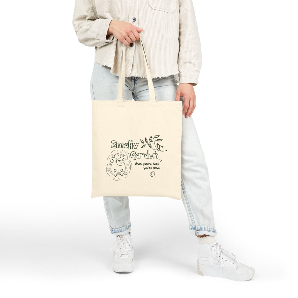 Smol Garden Tote Bag | Cute Kawaii Shopping Geek Bag | Plant Lover Gift | Cozy Gamer Gift for Women
