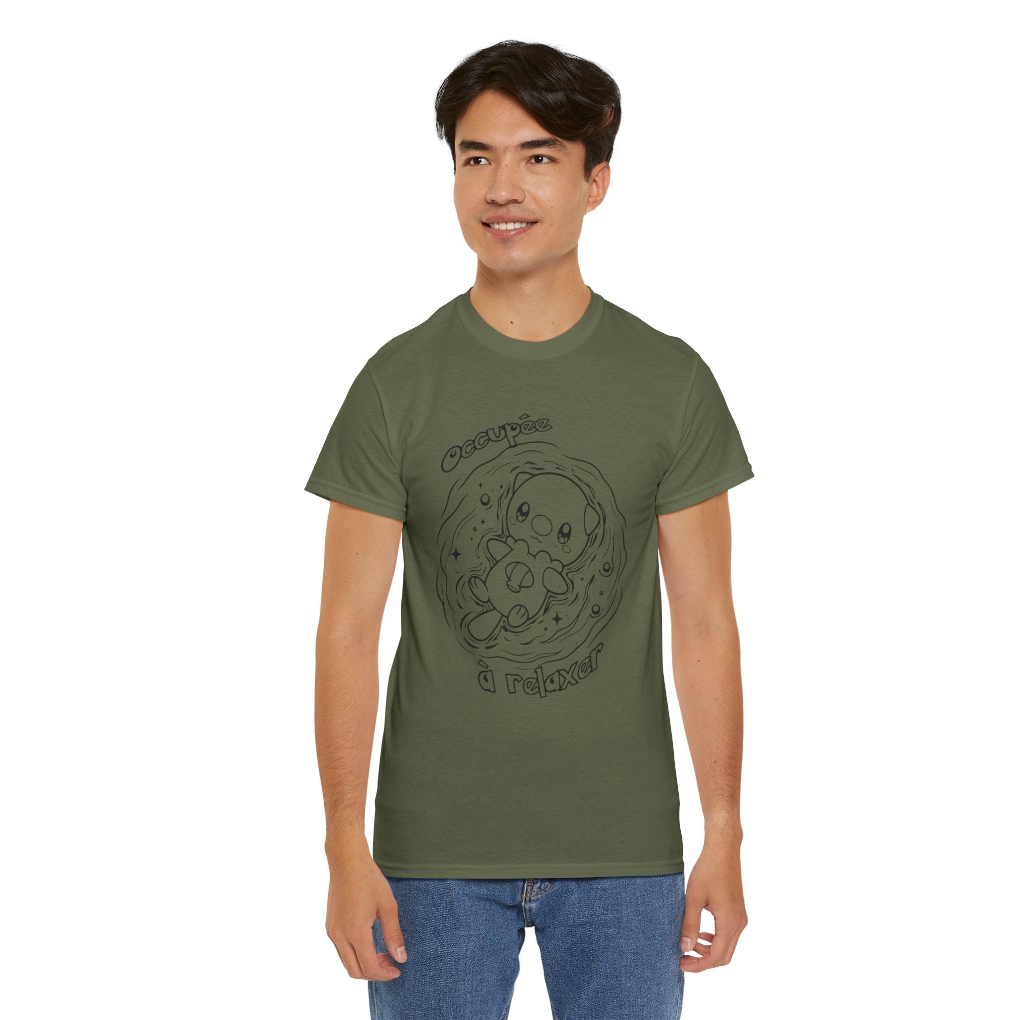 T-shirt inspiré de Moustillon (Oshawott), Occupée à relaxer