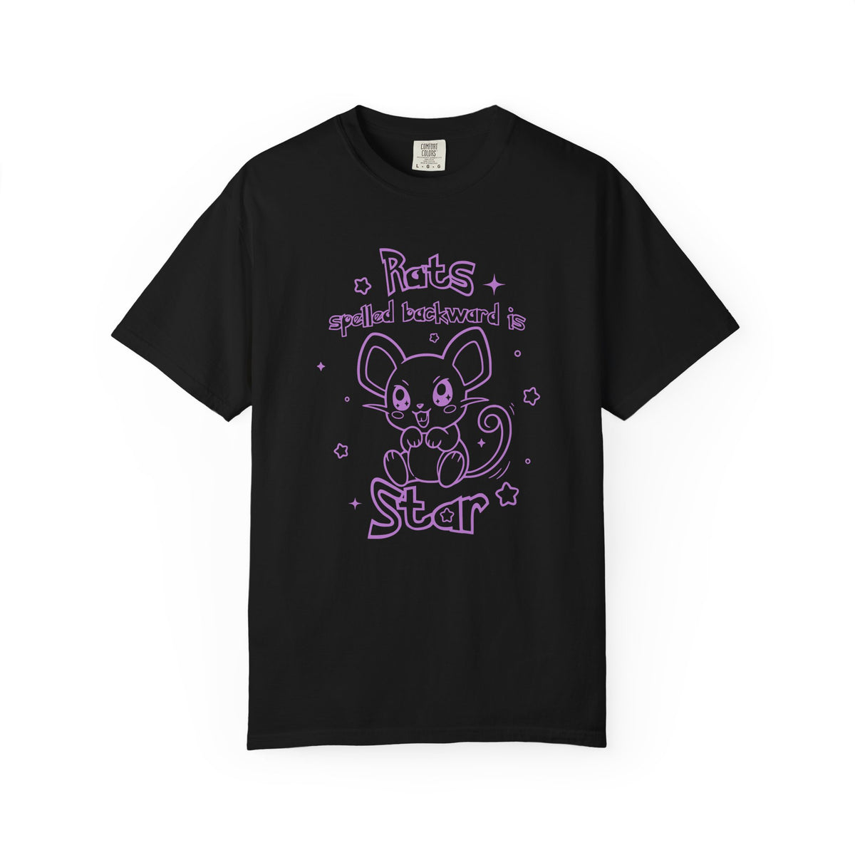 Rats spelled backward is star t-shirt cute Pkm rat animal design tee shirt