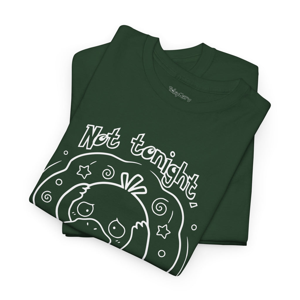 Duck Not Tonight I Have a Headache T-shirt funny kawaii duck illustration Shirt For Wife Or Girlfriend Gift