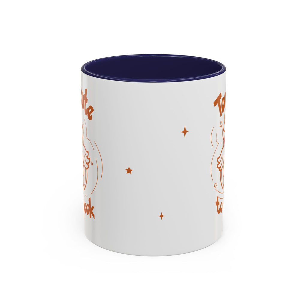 Too Cute to Spook Pumpkin Ghost Halloween Theme Mug | Accent Coffee Mug 11oz 15oz