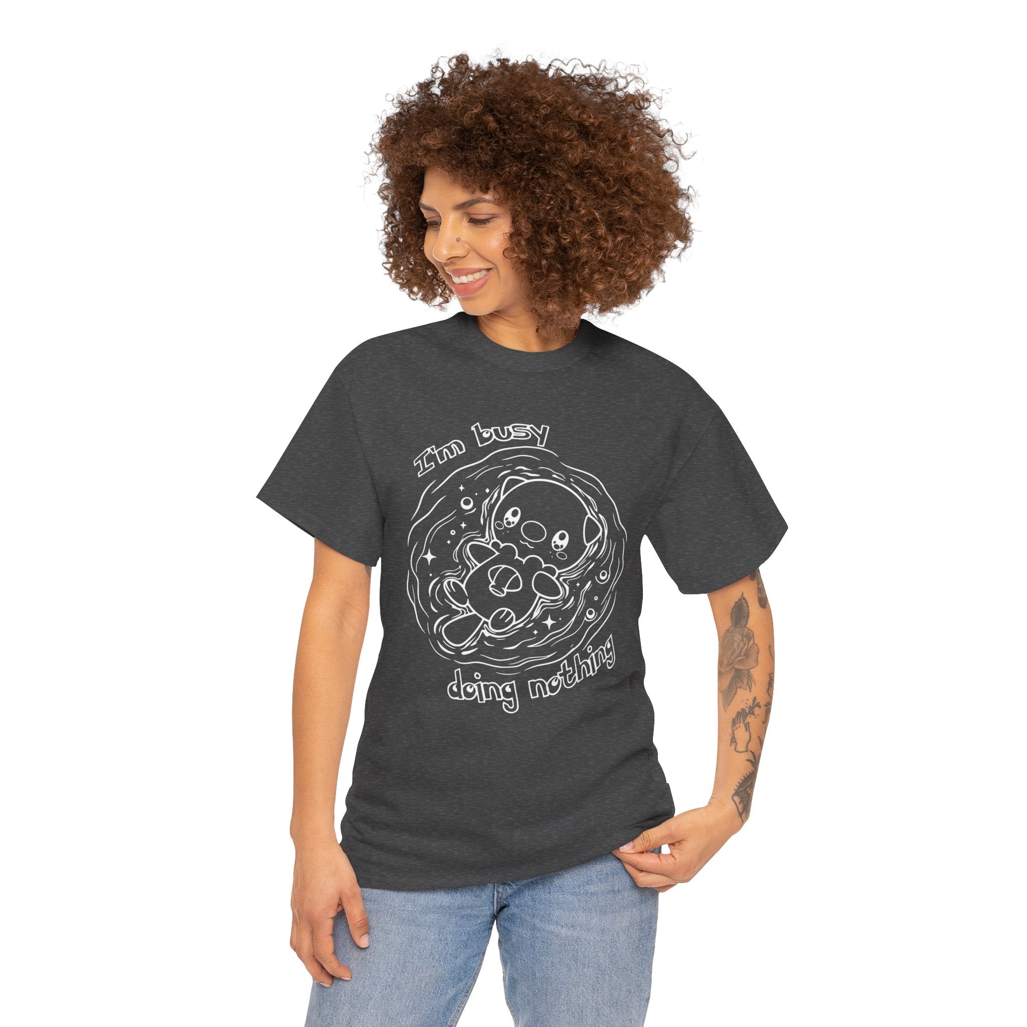 Otter Busy Doing Nothing Funny Quote T-Shirt Cute Otter Swimming Adorable Animal