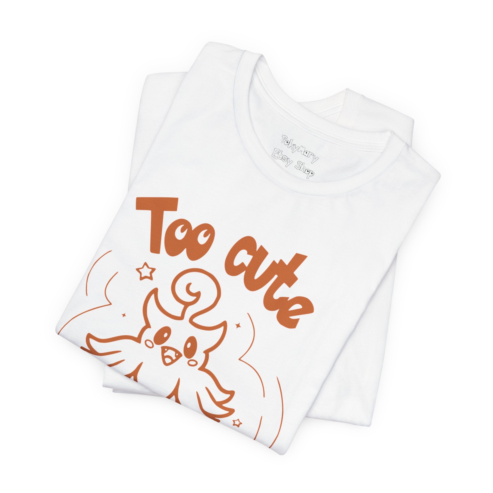 Too Cute to Spook Comfy Tee Shirt | Halloween Theme Gift Ghost Pumpkin T-Shirt for women