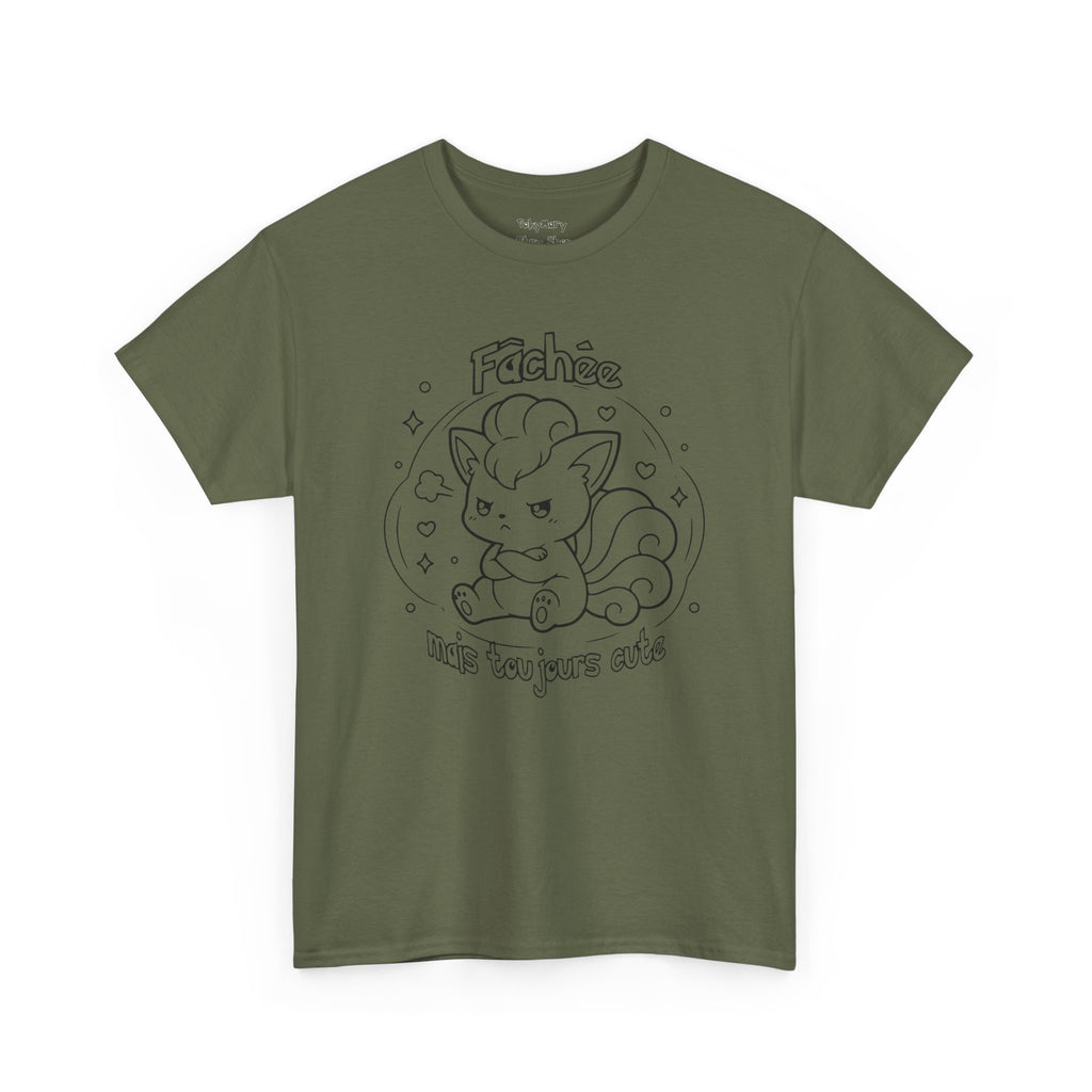 Renard Fâchée mais toujours cute renard Crop Top | Adorable animal qui boude cadeau femme