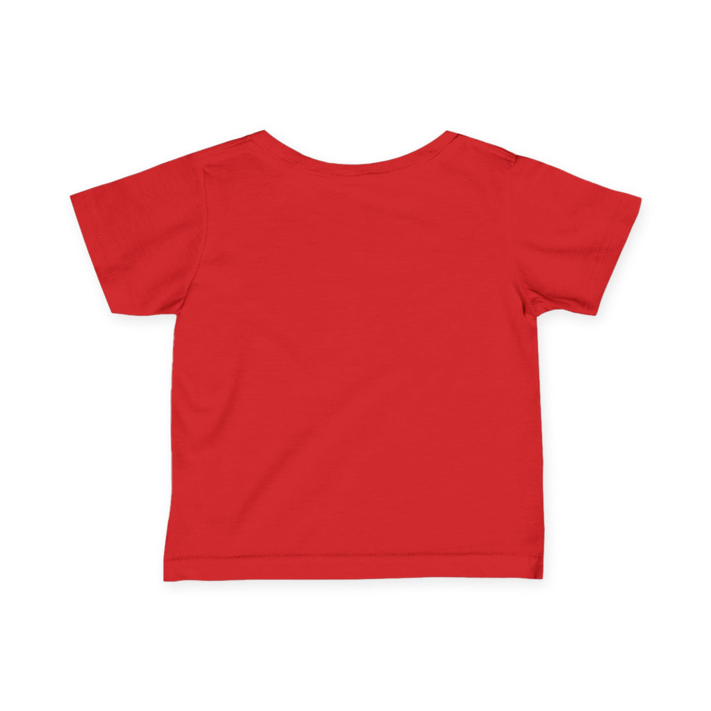 Baby Powered by Milk Infant T-Shirt | Cute Monster Drinking Bottle Shirt