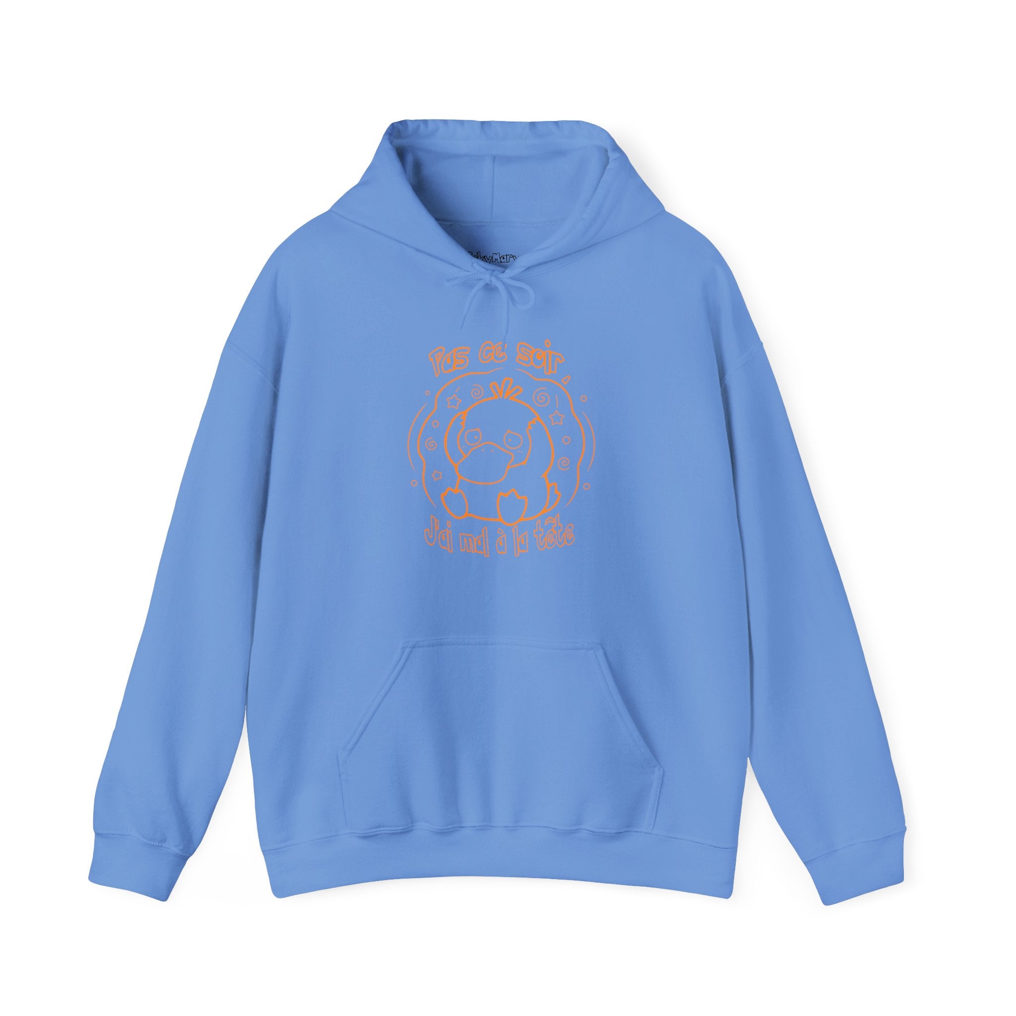 Hoodie inspiré de Psykokwak (Psyduck), Pas ce soir, j'ai mal à la tête