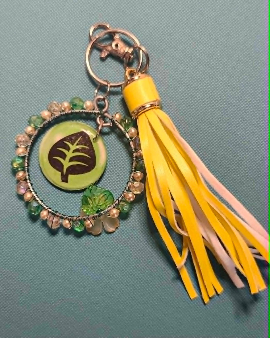Handmade Deerling Charm | Petal Dance Collection | Pokémon Card Bag Charm & Floral Keychain