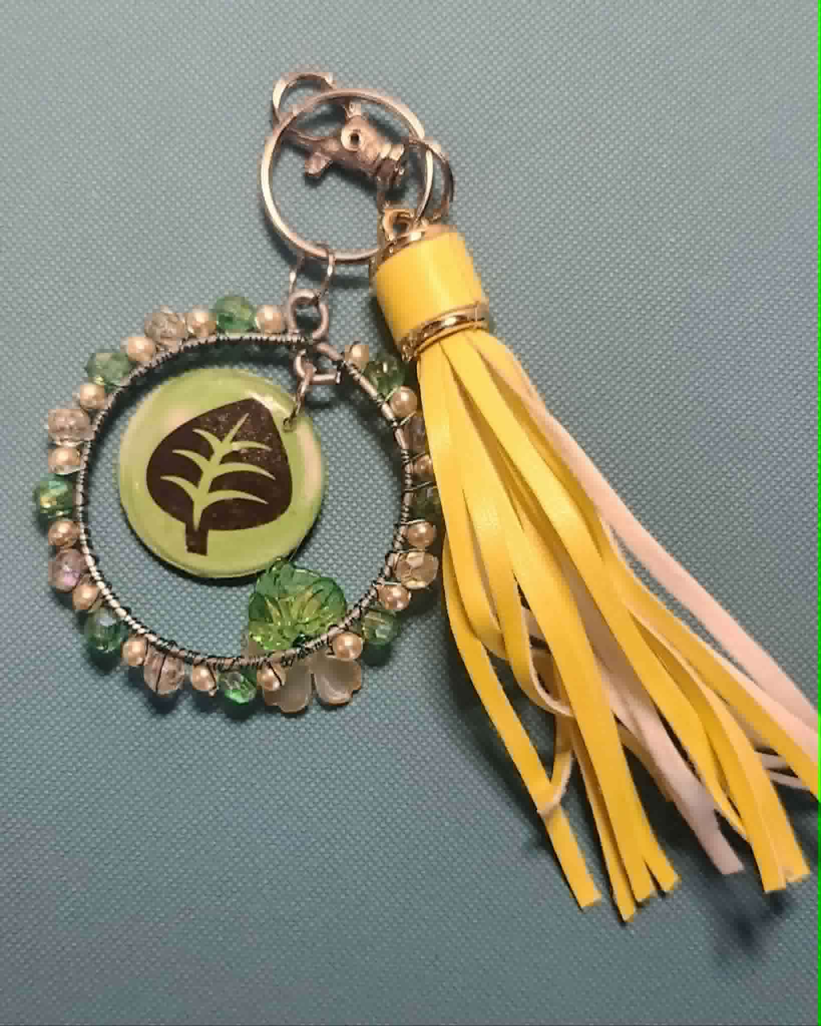 Handmade Deerling Charm | Petal Dance Collection | Pokémon Card Bag Charm & Floral Keychain