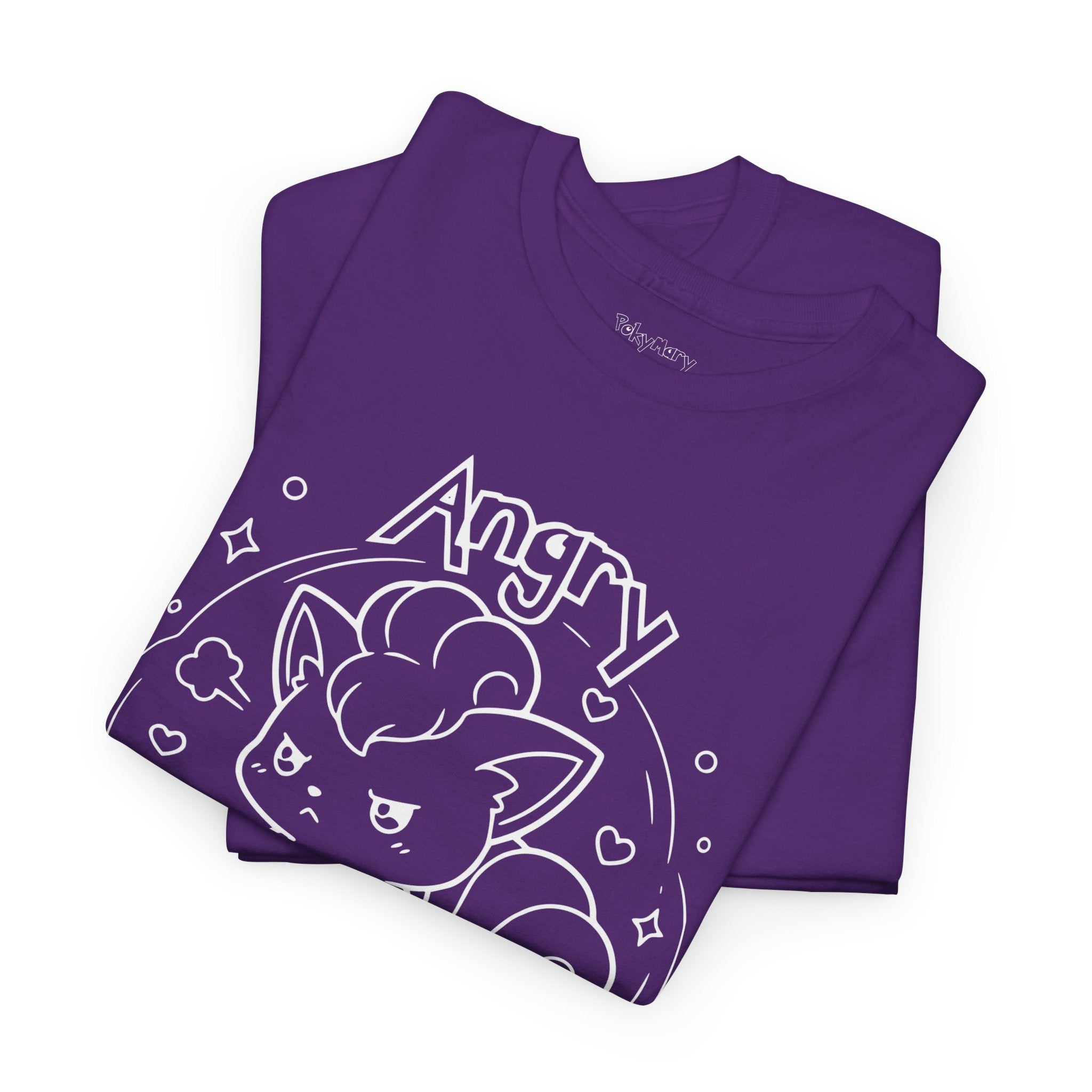 Fox Angry but still cute Grumpy Cute Fox Lady Shirt | Pouting Fox Illustration