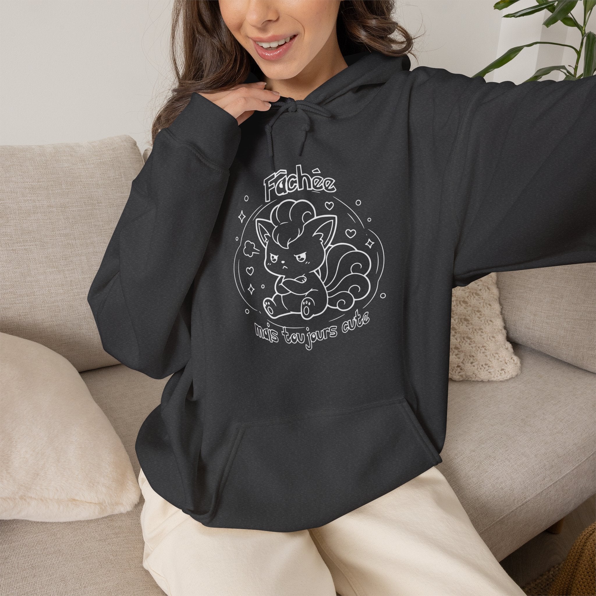 Hoodie inspiré de Goupix (Vulpix), fâchée mais toujours cute