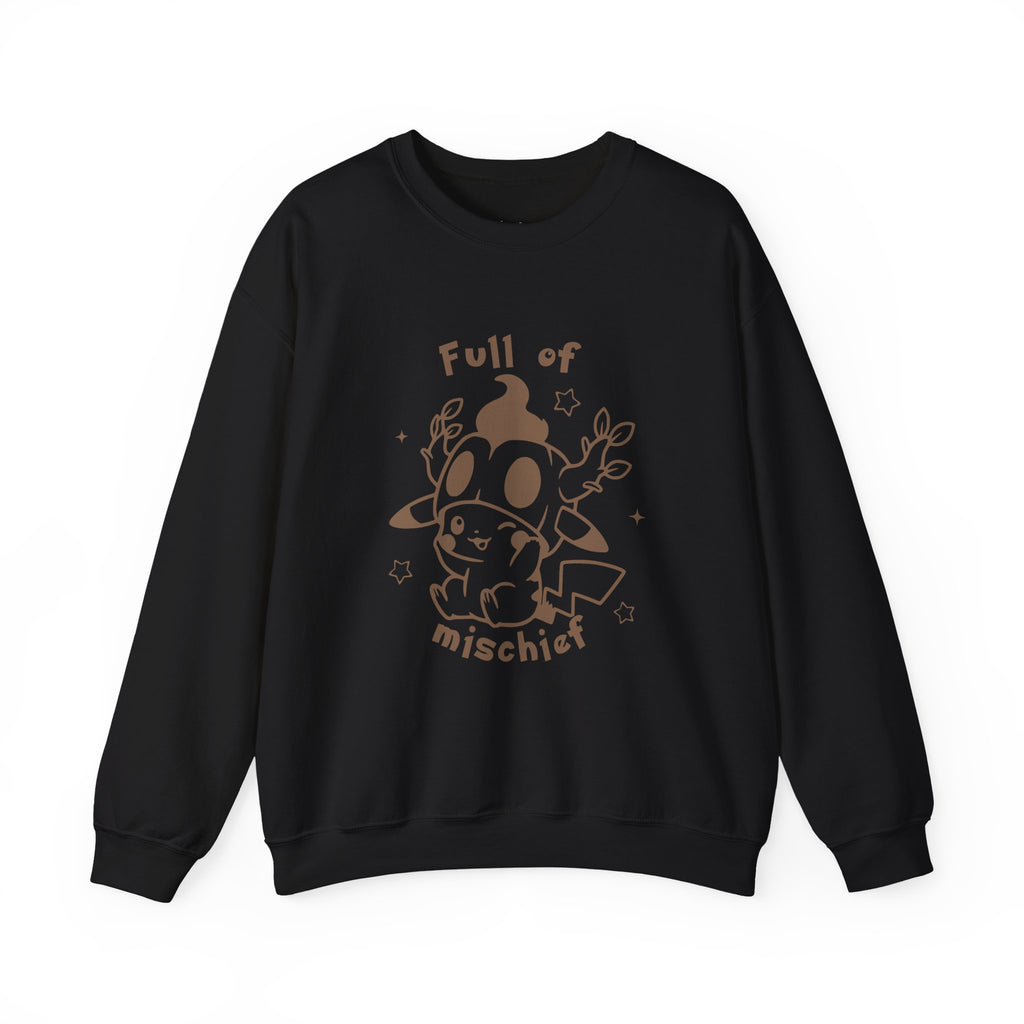 Full of Mischief Sweatshirt | Cute Halloween Ghost Crewneck | Cozy Fall Sweatshirt | Geek Autumn Sweater | Kawaii Spooky Apparel