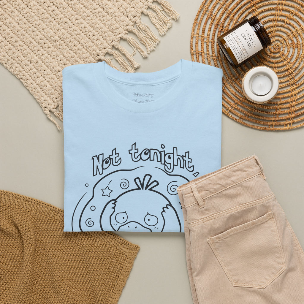 Duck Not Tonight I Have a Headache T-shirt funny kawaii duck illustration Shirt For Wife Or Girlfriend Gift