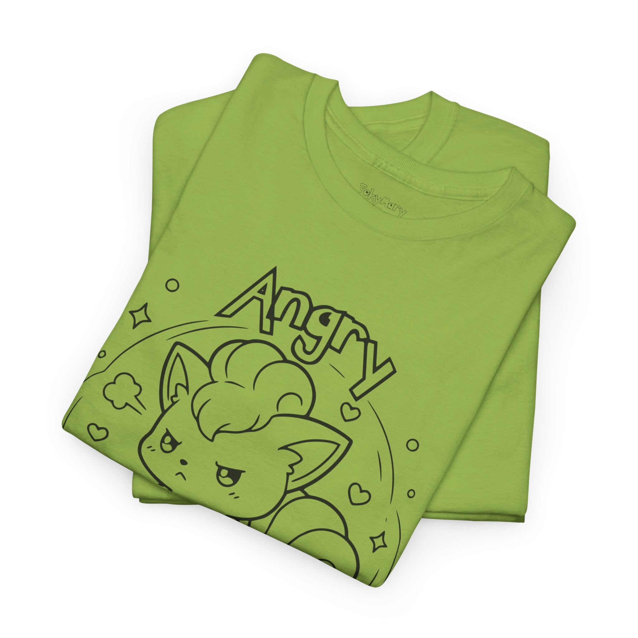 Fox Angry but still cute Grumpy Cute Fox Lady Shirt | Pouting Fox Illustration