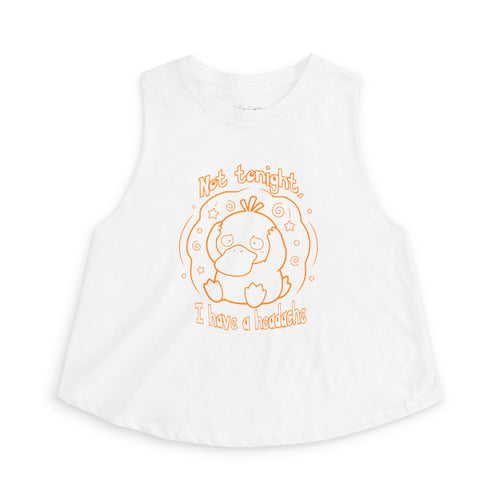 Duck Not Tonight I Have a Headache tank top funny kawaii duck illustration For Wife Or Girlfriend Gift