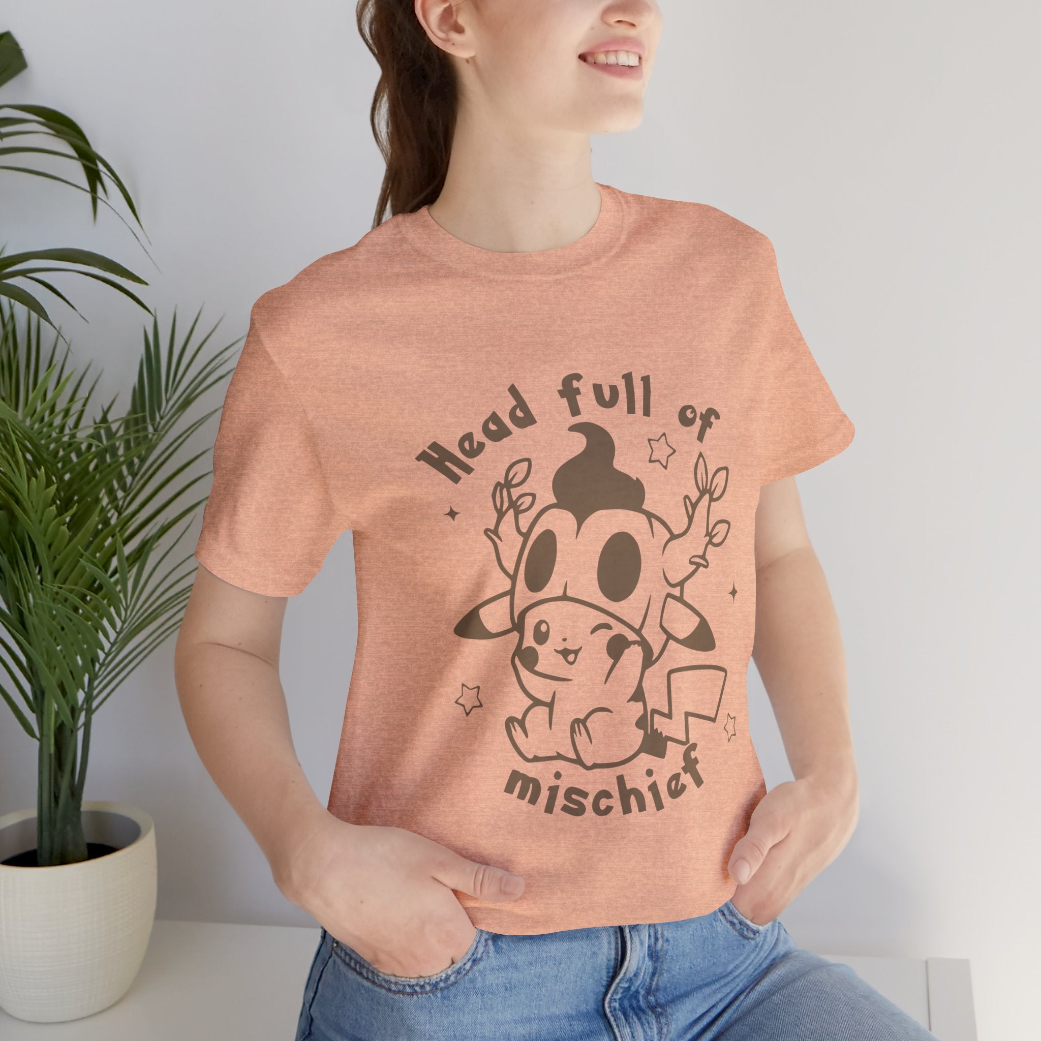 Head Full of Mischief | Cute Halloween Unisex T-Shirt