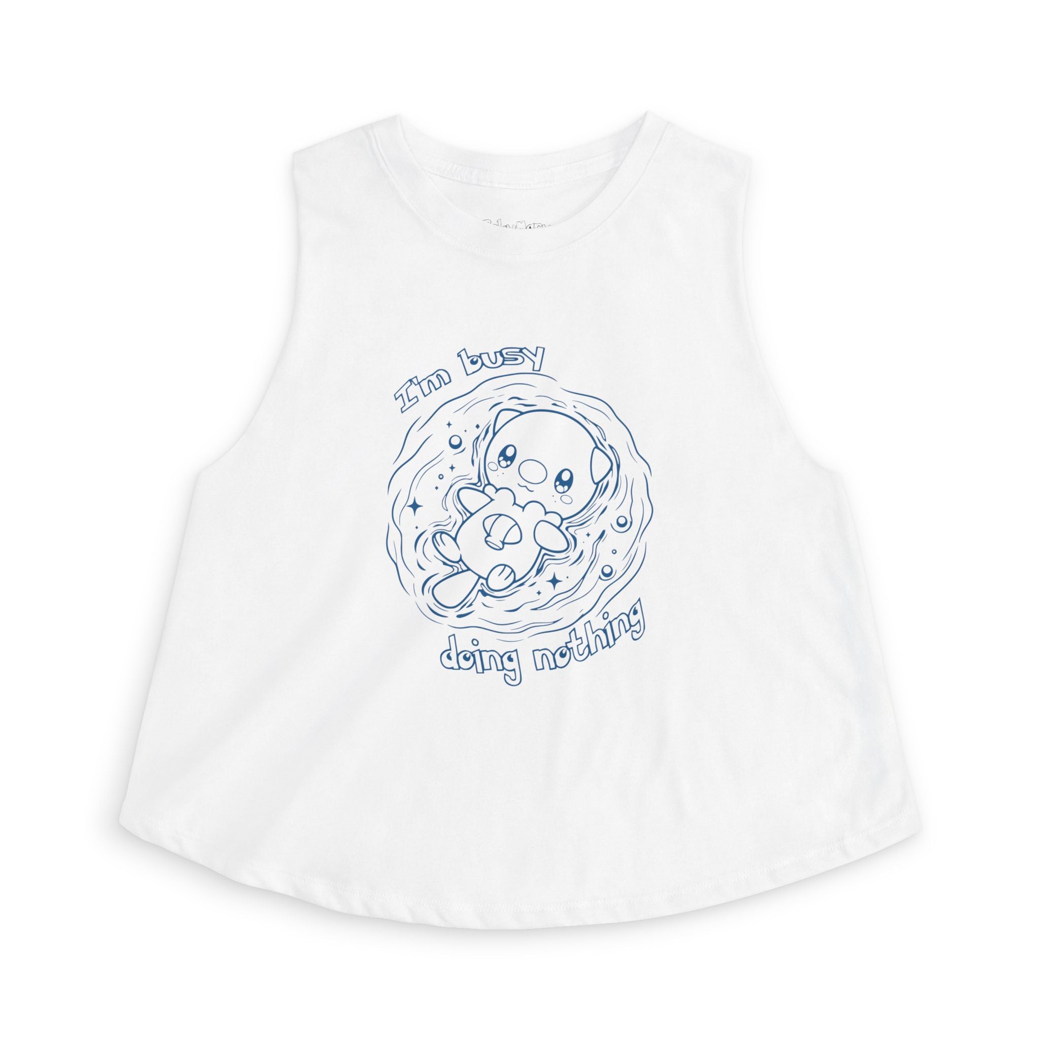 Otter Busy Doing Nothing Otter Swim Crop Top Cute Kawaii Animal