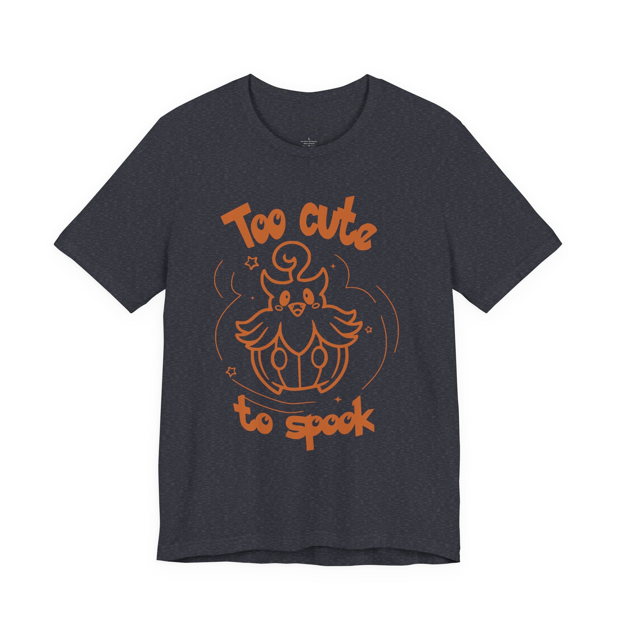 Too Cute to Spook Comfy Tee Shirt | Halloween Theme Gift Ghost Pumpkin T-Shirt for women