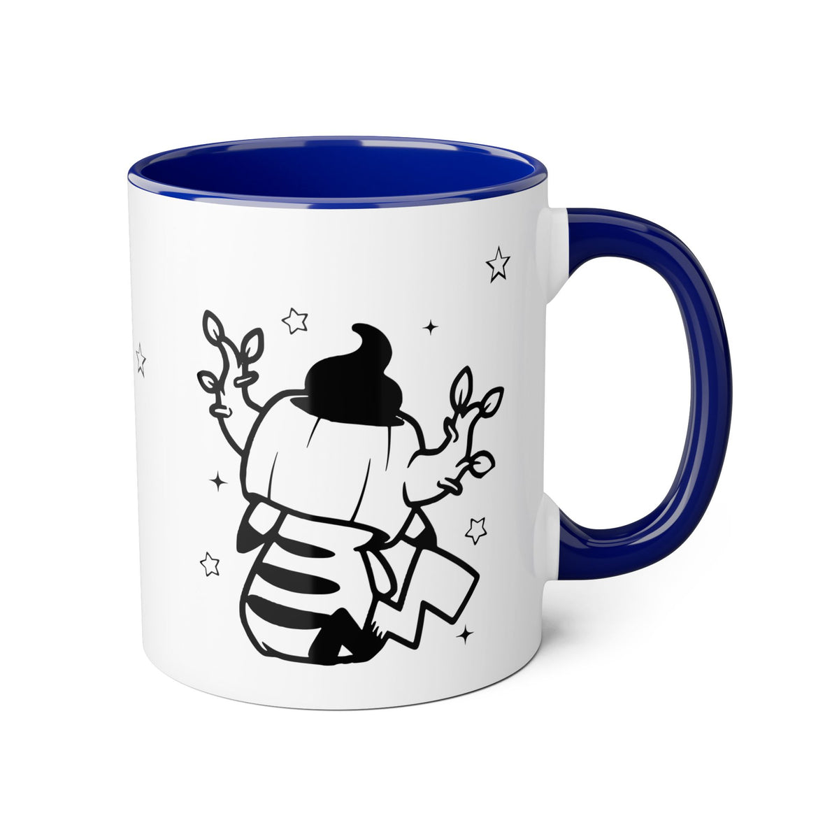 Head Full of Mischief Halloween Mug | Cute Ghost Pumpkin Coffee Cup | Kawaii Spooky Mug | Fall Coffee Lover Gift | Geek Halloween Drinkware