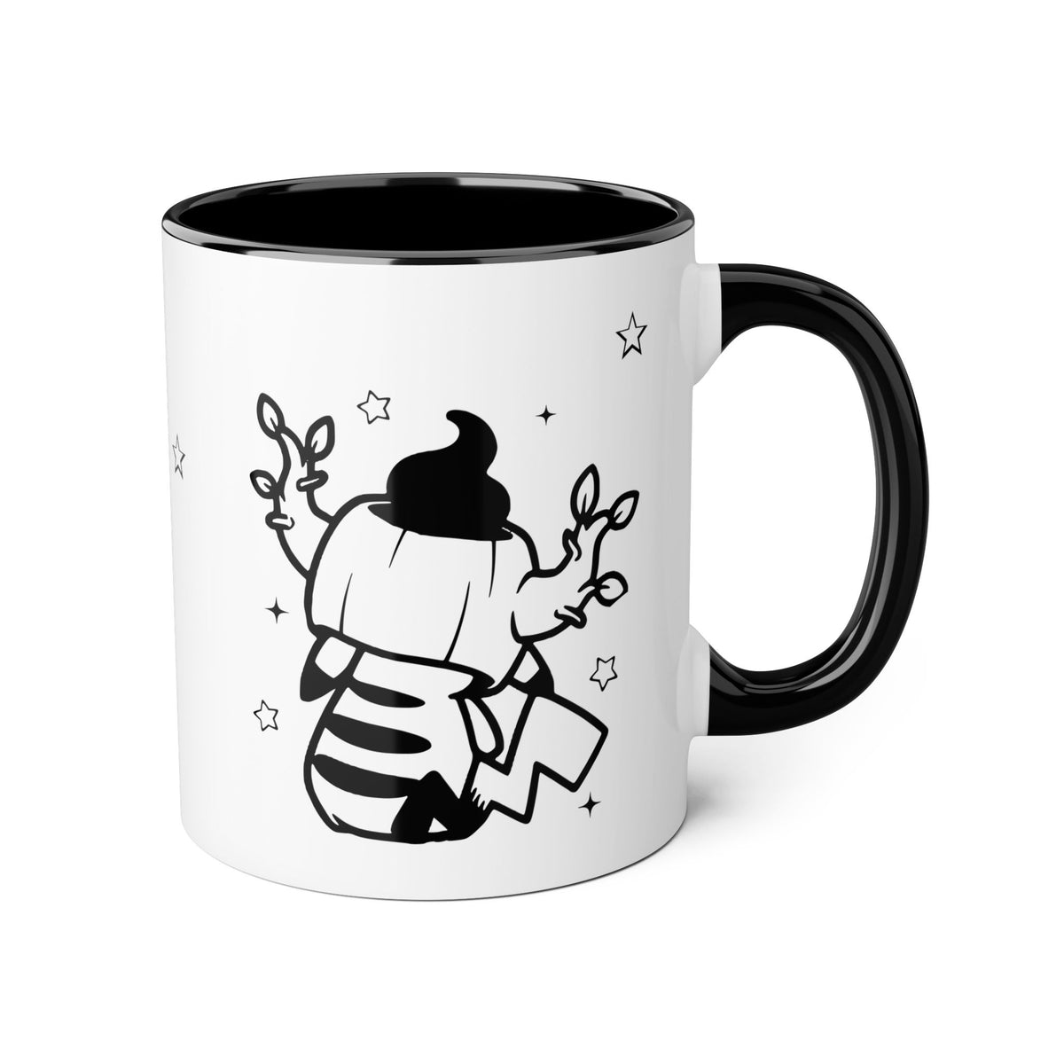 Head Full of Mischief Halloween Mug | Cute Ghost Pumpkin Coffee Cup | Kawaii Spooky Mug | Fall Coffee Lover Gift | Geek Halloween Drinkware