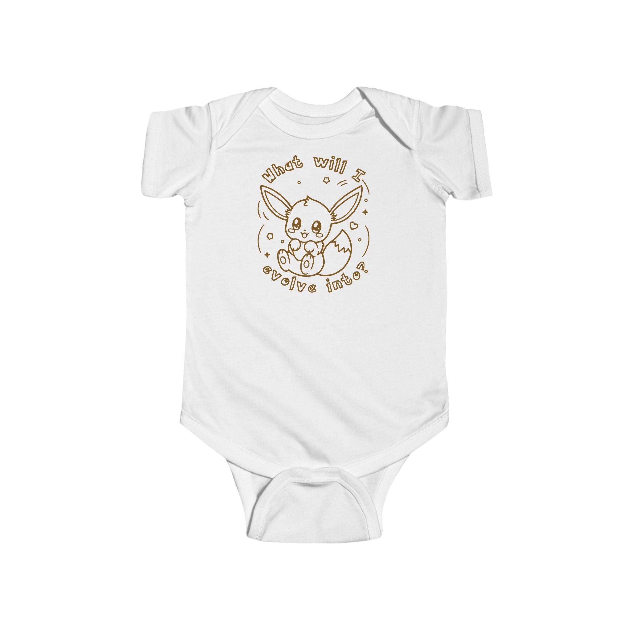 Baby Eeveelutions Bodysuit, Pkm Baby Gift, Cute Infant Pkm clothe, What Will I Evolve Into, Kawaii Baby Shower Gift
