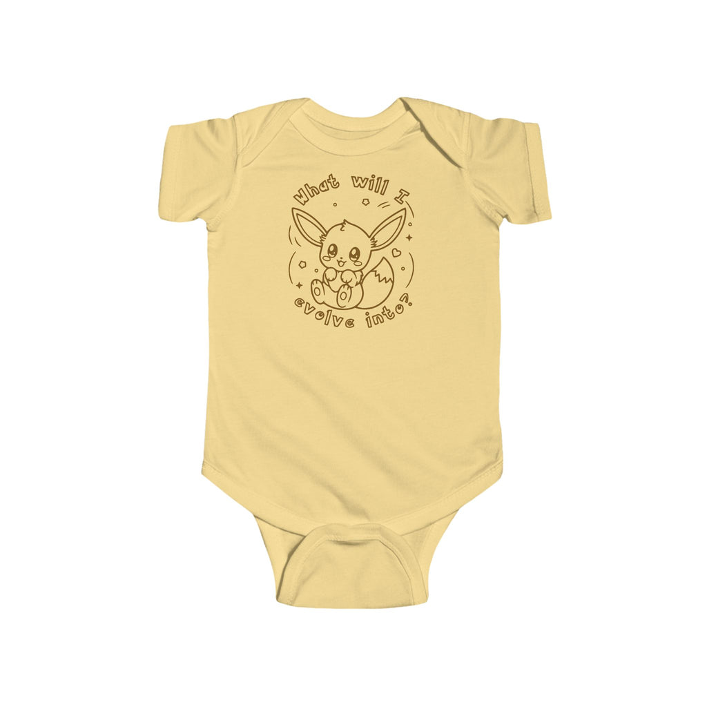 Baby Eeveelutions Bodysuit, Pkm Baby Gift, Cute Infant Pkm clothe, What Will I Evolve Into, Kawaii Baby Shower Gift