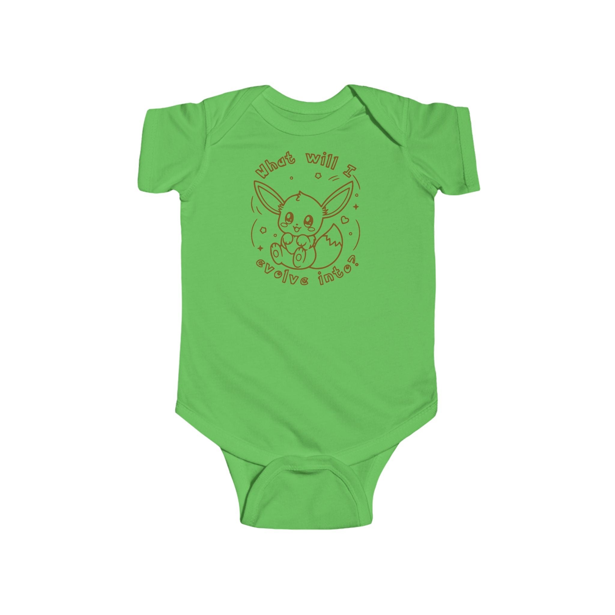 Baby Eeveelutions Bodysuit, Pkm Baby Gift, Cute Infant Pkm clothe, What Will I Evolve Into, Kawaii Baby Shower Gift