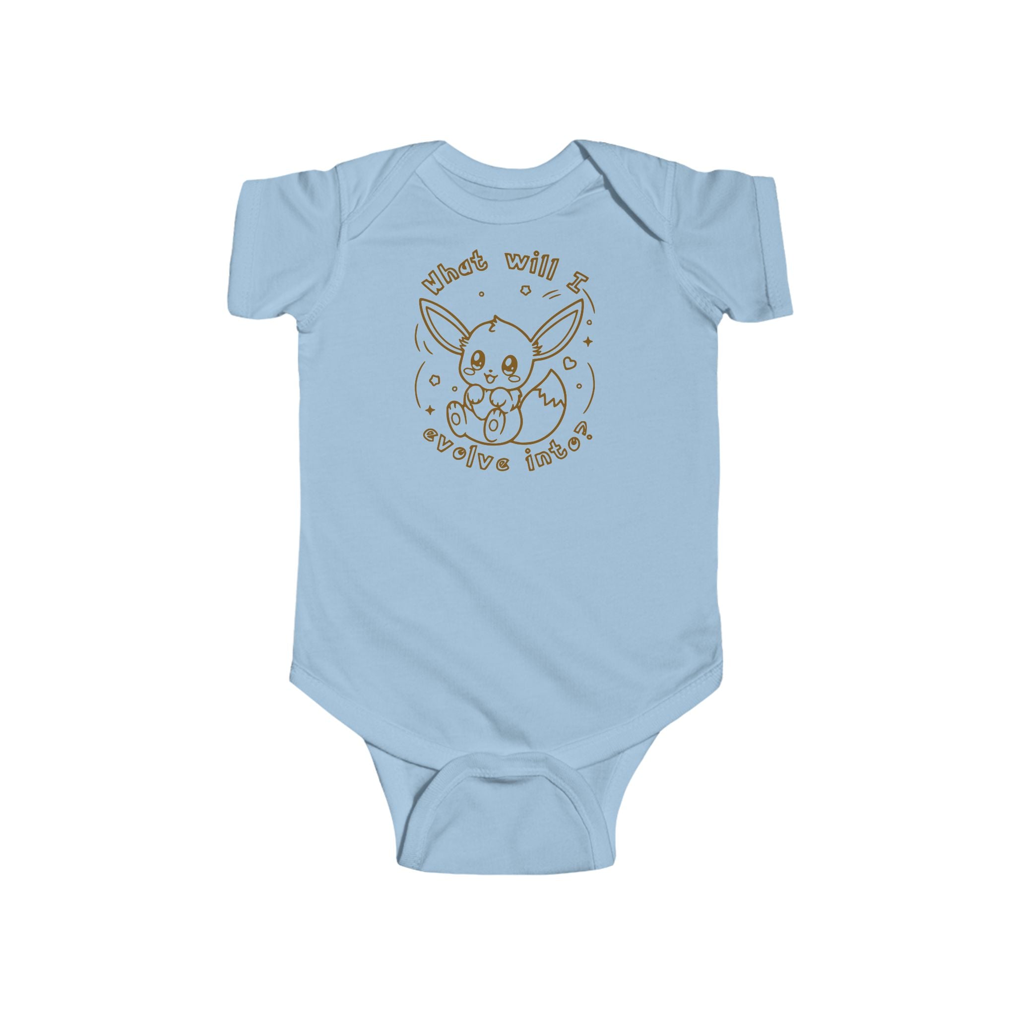 Baby Eeveelutions Bodysuit, Pkm Baby Gift, Cute Infant Pkm clothe, What Will I Evolve Into, Kawaii Baby Shower Gift