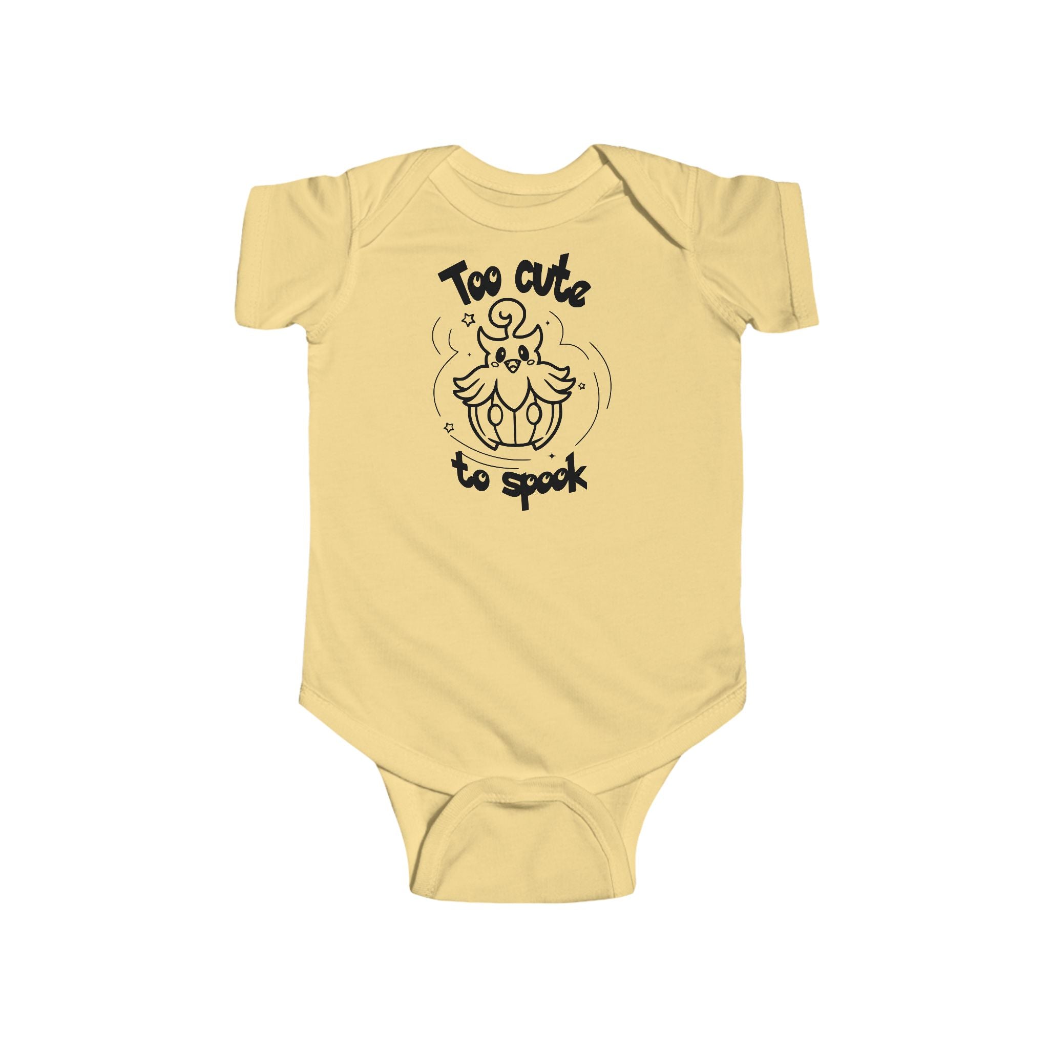 Too Cute to Spook Infant Bodysuit | Halloween Pumpkin Ghost Gift clothe Baby