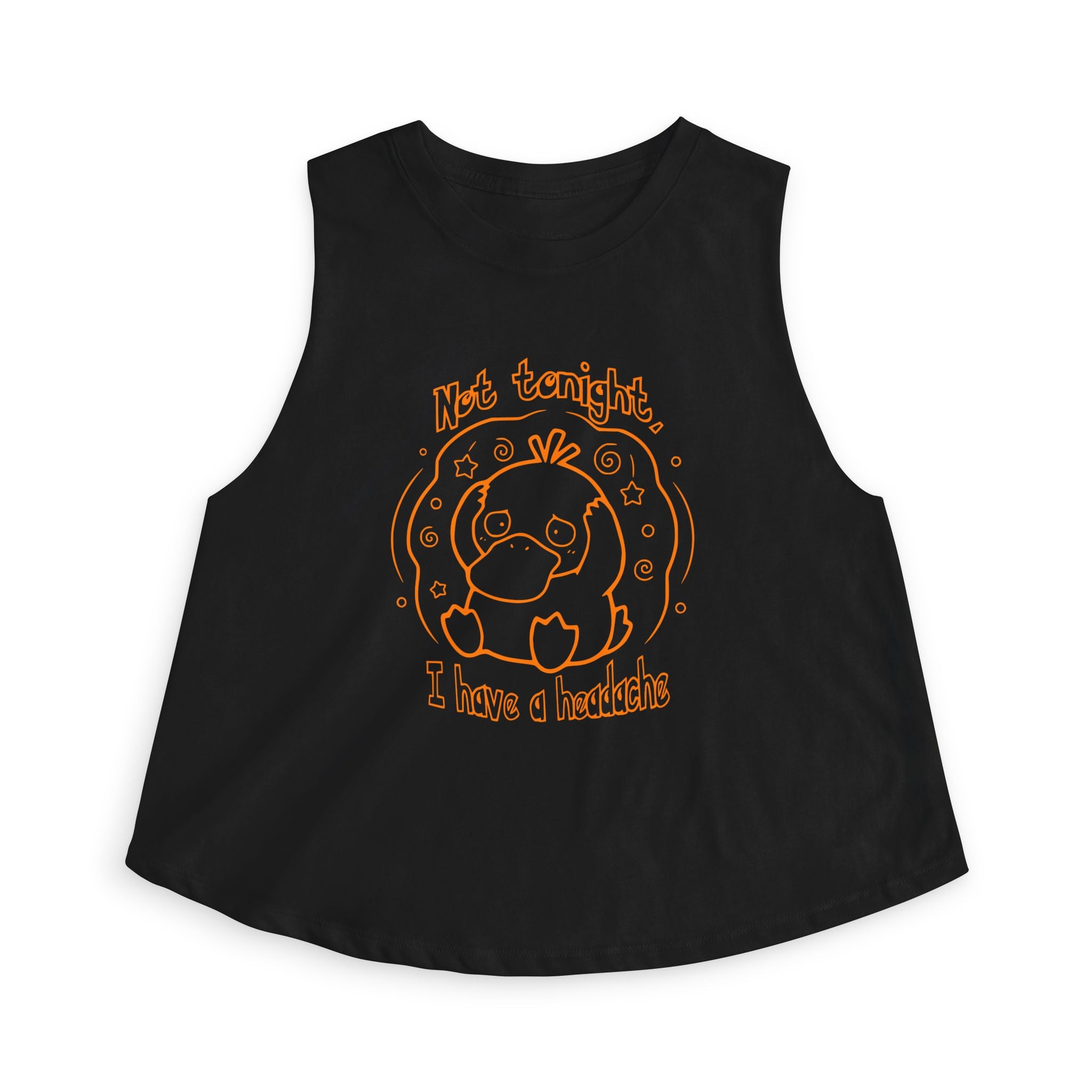 Duck Not Tonight I Have a Headache tank top funny kawaii duck illustration For Wife Or Girlfriend Gift