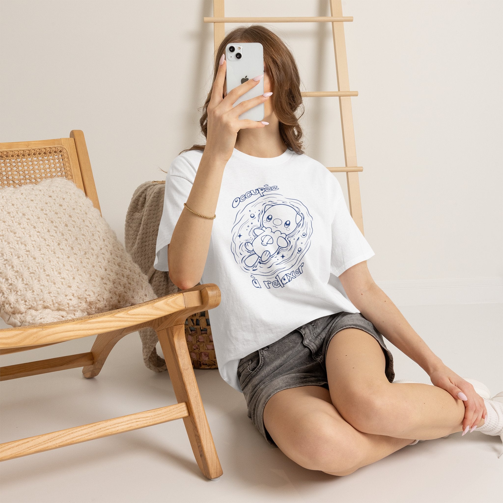 T-shirt inspiré de Moustillon (Oshawott), Occupée à relaxer