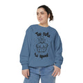 Too Cute to Spook Crewneck Sweatshirt | Comfy Halloween Theme Ghost Pumpkin Design