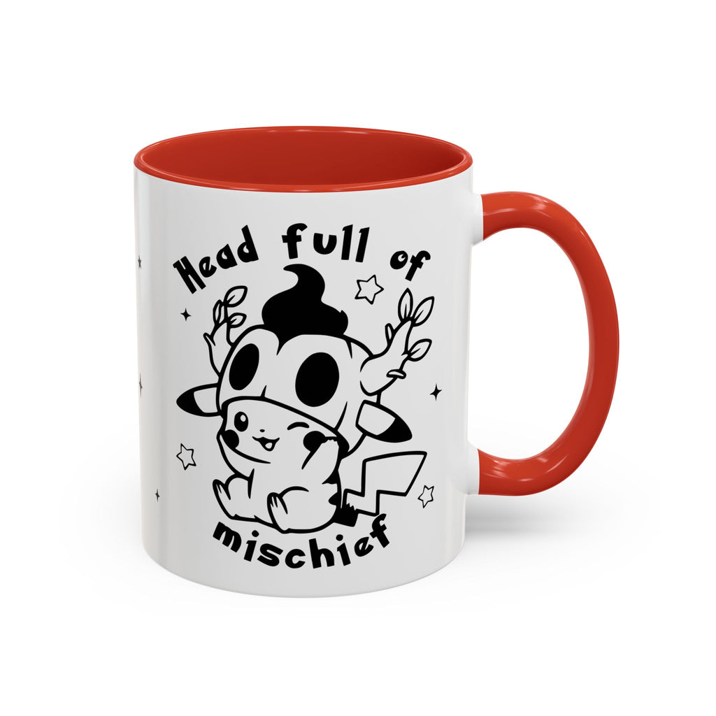 Head Full of Mischief Mug – Cute Spooky Coffee Cup
