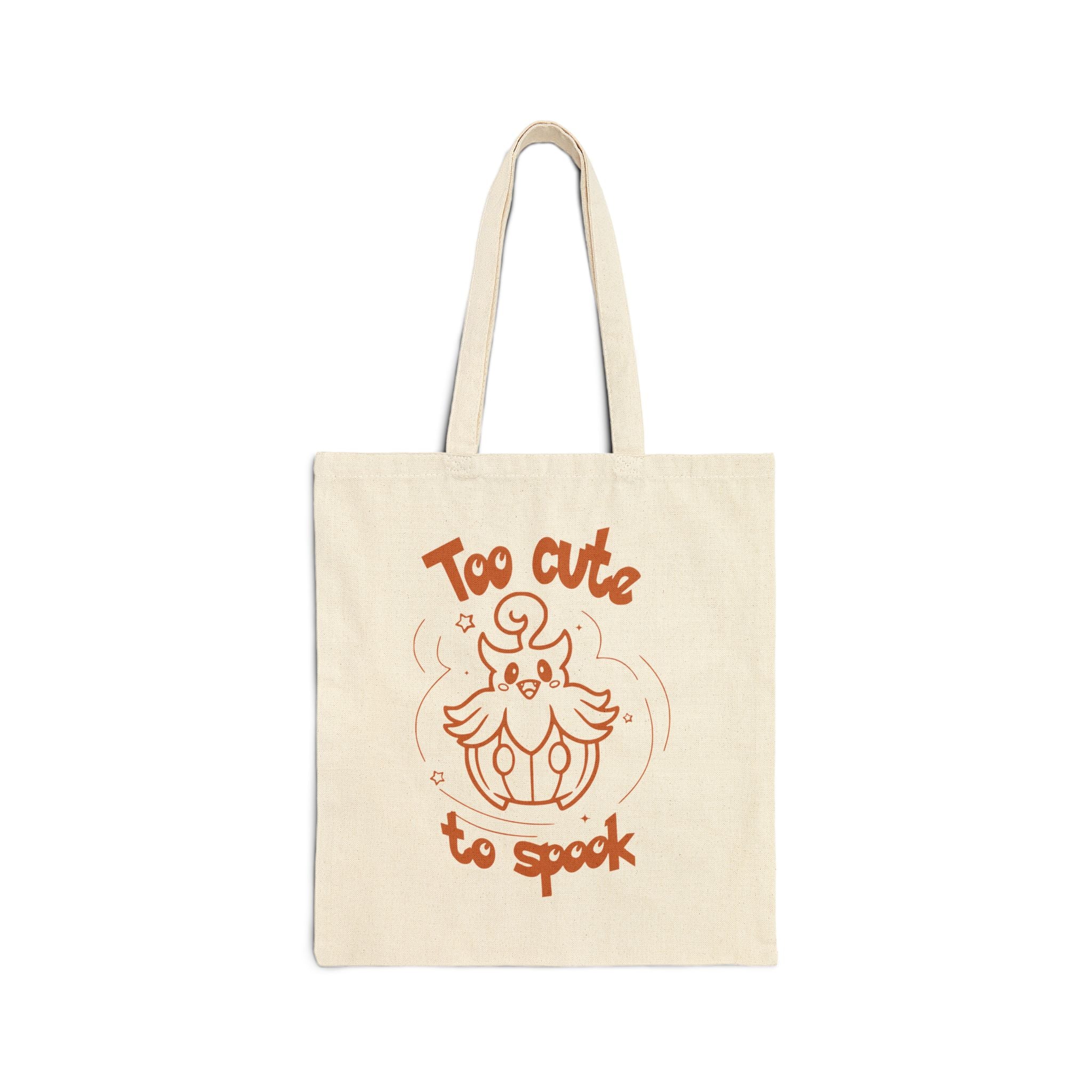 Too Cute to Spooke Halloween Tote Bag | Cute Kawaii Shopping Geek Bag | Candy Trick or Treat Bag | Cozy Gamer Gift for Women