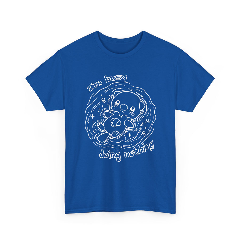 Otter Busy Doing Nothing Funny Quote T-Shirt Cute Otter Swimming Adorable Animal