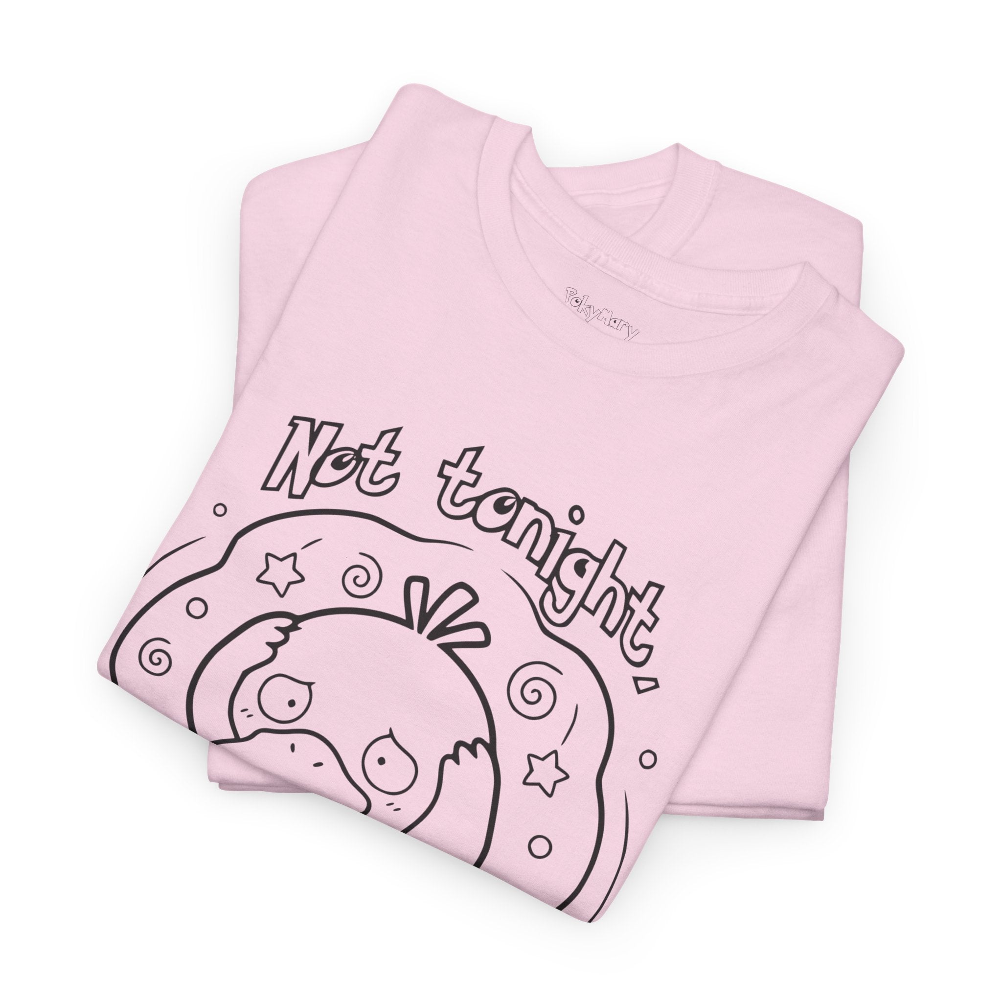 Duck Not Tonight I Have a Headache T-shirt funny kawaii duck illustration Shirt For Wife Or Girlfriend Gift