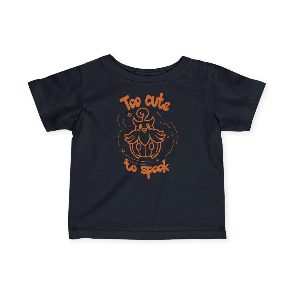 Too Cute To Spook infant tee | Halloween Pumpkin Ghost baby shirt