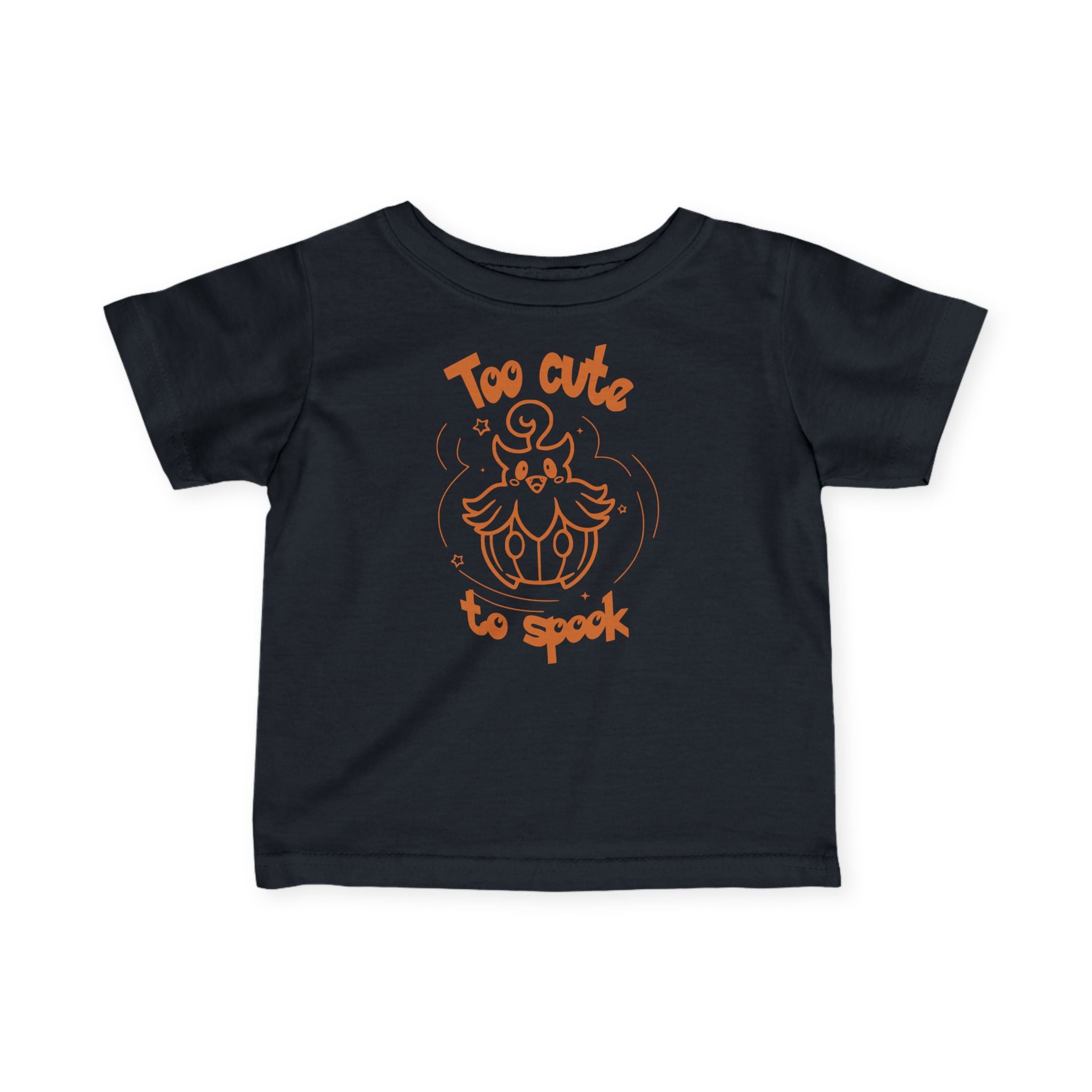 Too Cute To Spook infant tee | Halloween Pumpkin Ghost baby shirt