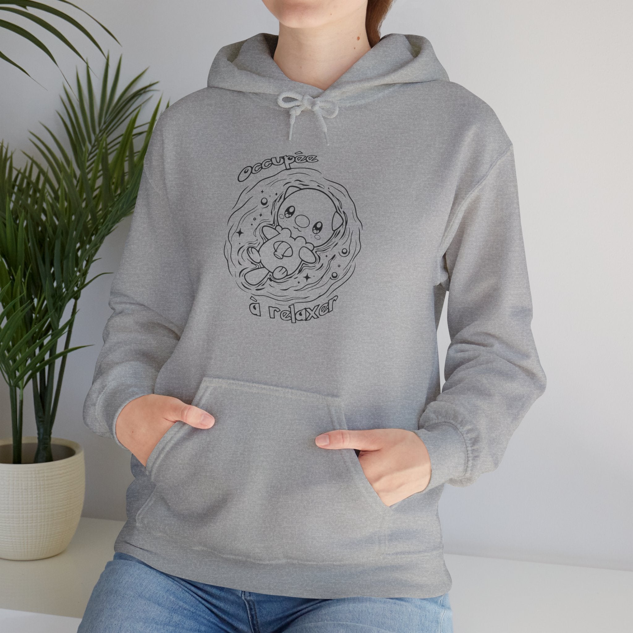 Hoodie inspiré de Moustillon (Oshawott), Occupée à relaxer