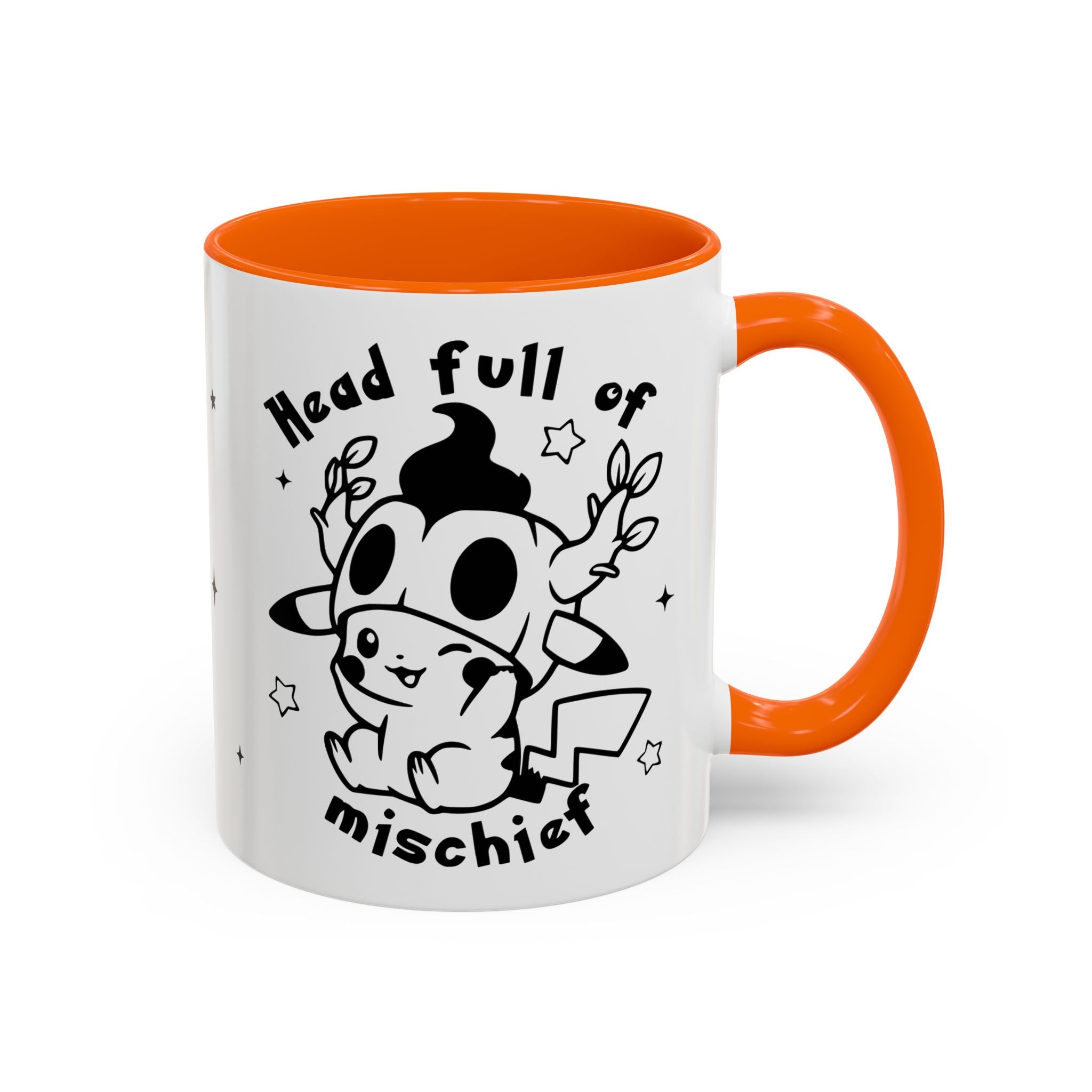Head Full of Mischief Mug – Cute Spooky Coffee Cup