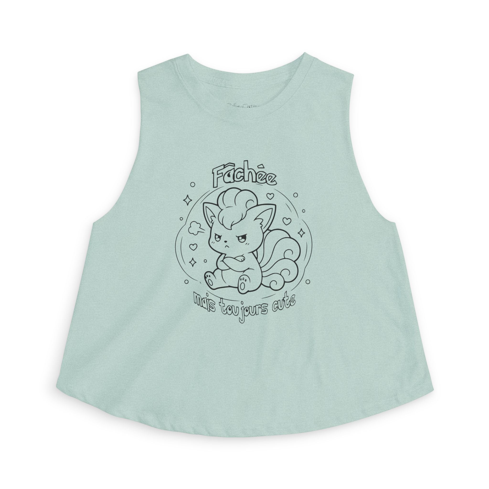 Crop Top inspiré de Goupix (Vulpix), Fâchée mais toujours cute