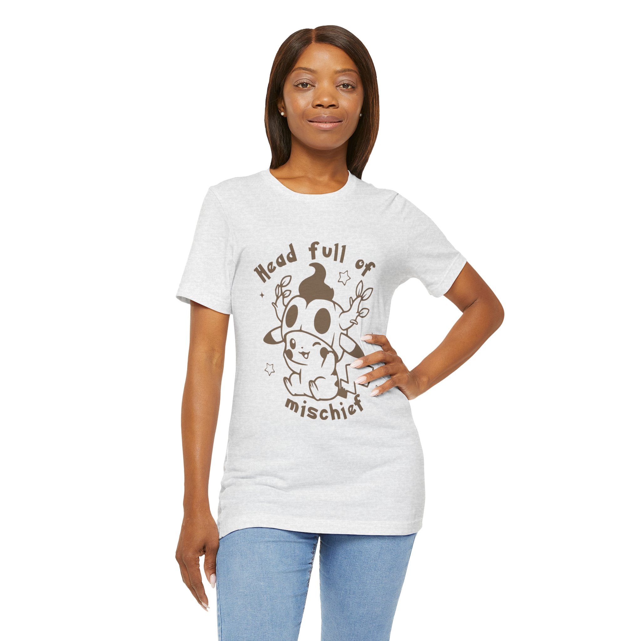 Head Full of Mischief | Cute Halloween Unisex T-Shirt