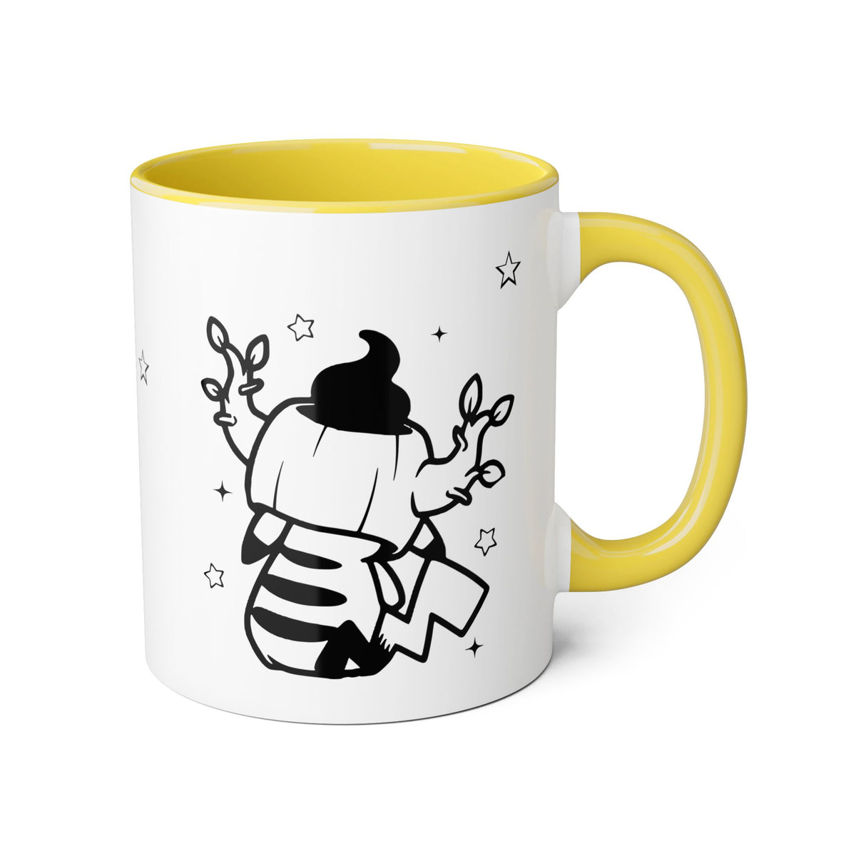 Head Full of Mischief Halloween Mug | Cute Ghost Pumpkin Coffee Cup | Kawaii Spooky Mug | Fall Coffee Lover Gift | Geek Halloween Drinkware