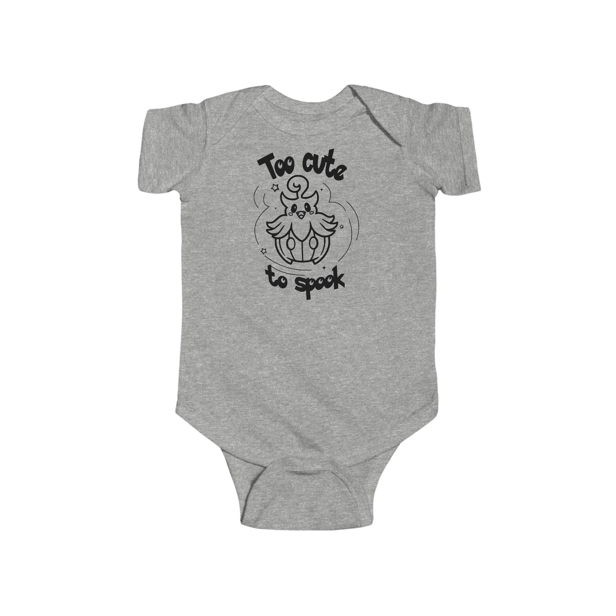 Too Cute to Spook Infant Bodysuit | Halloween Pumpkin Ghost Gift clothe Baby