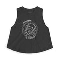 Loutre Occupée à relaxer adorable loutre qui nage, Crop Top | Français texte francophone animal