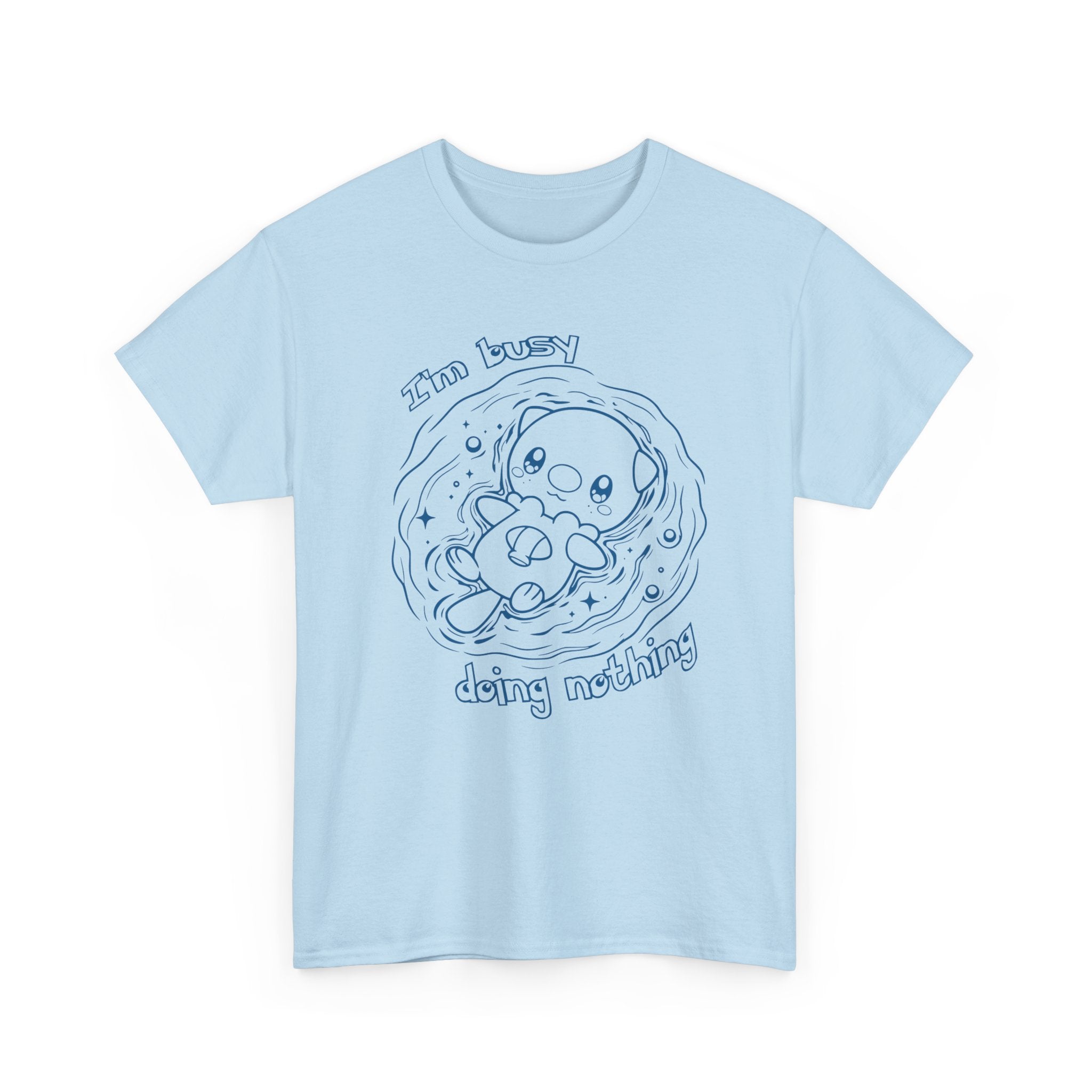 Otter Busy Doing Nothing Funny Quote T-Shirt Cute Otter Swimming Adorable Animal