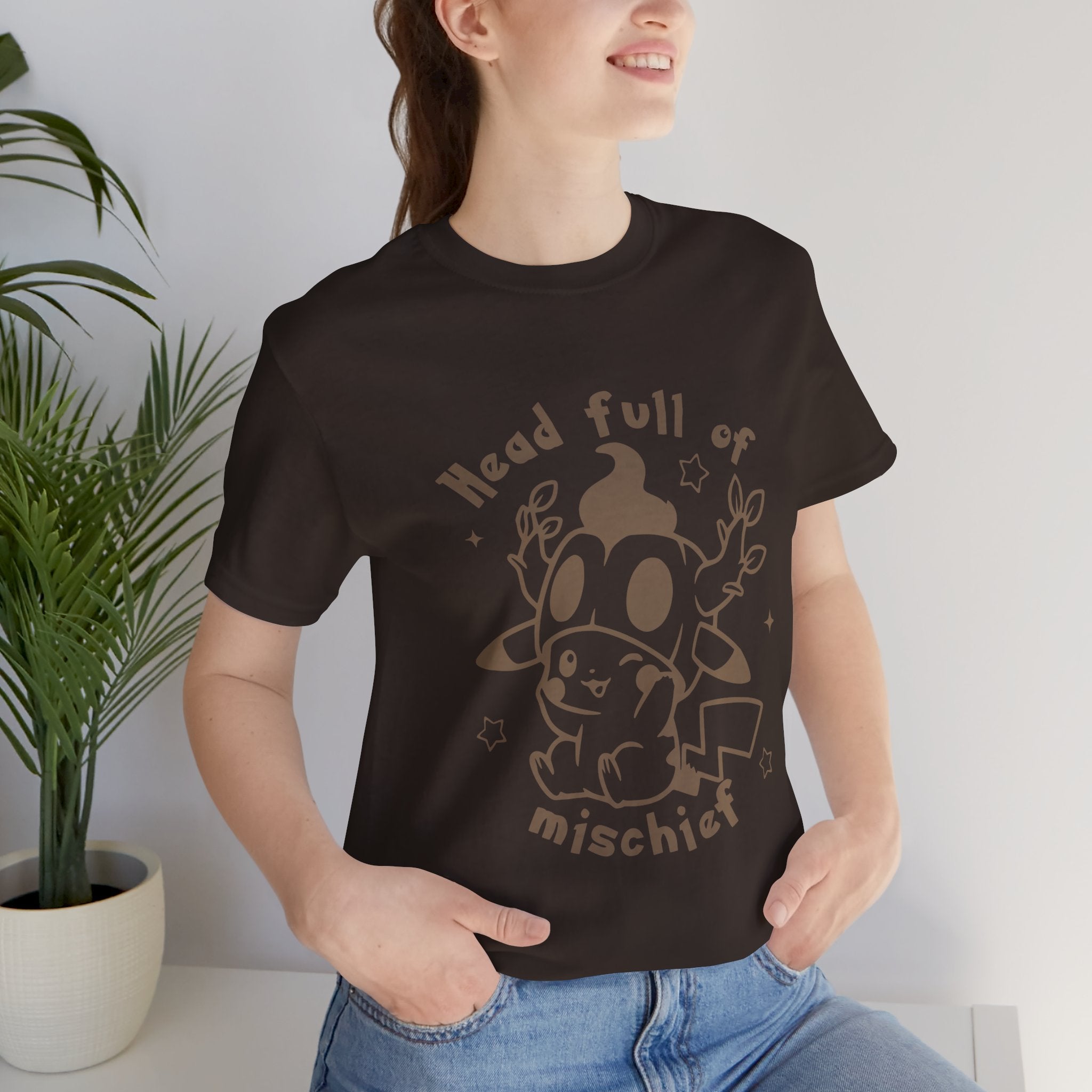 Head Full of Mischief | Cute Halloween Unisex T-Shirt