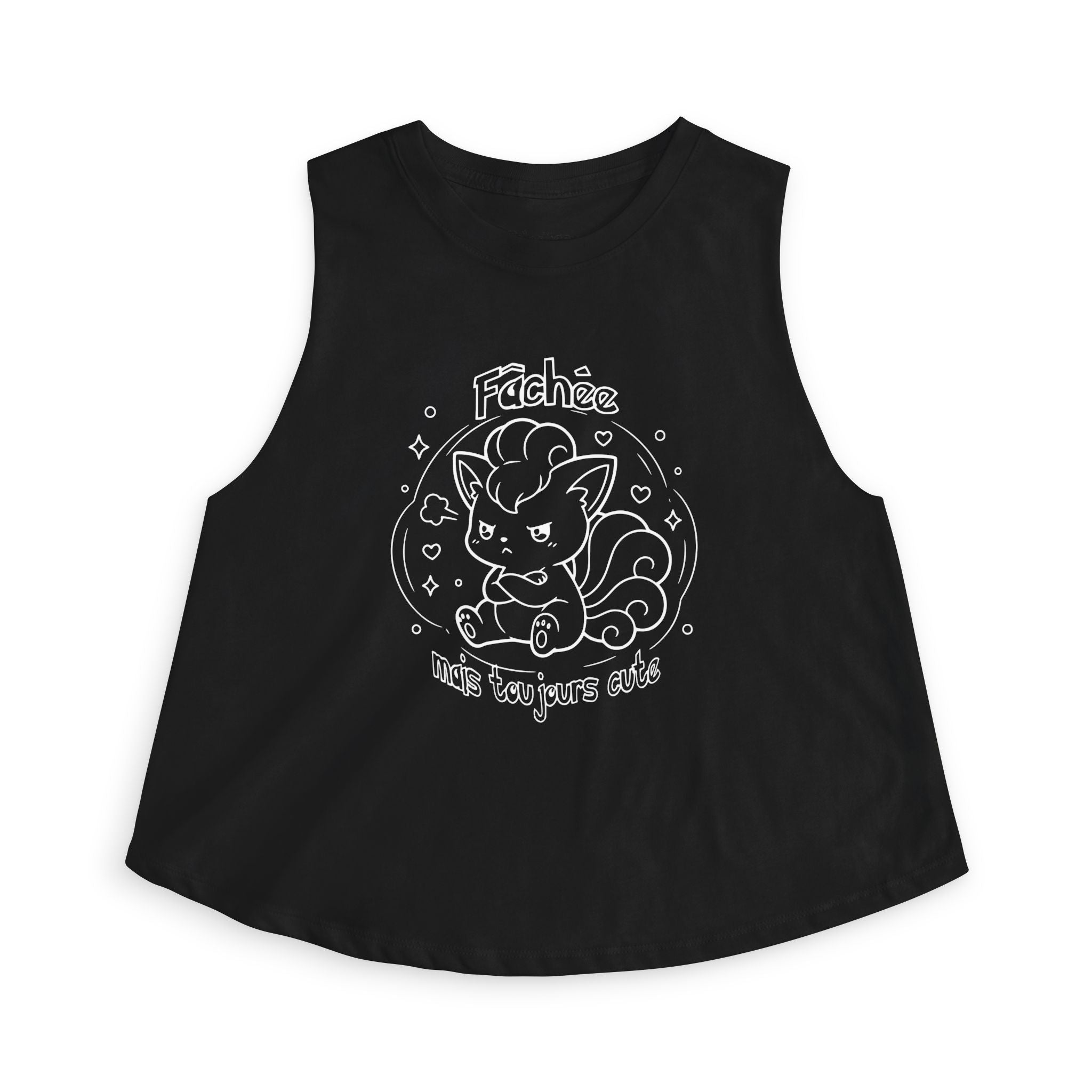 Crop Top inspiré de Goupix (Vulpix), Fâchée mais toujours cute