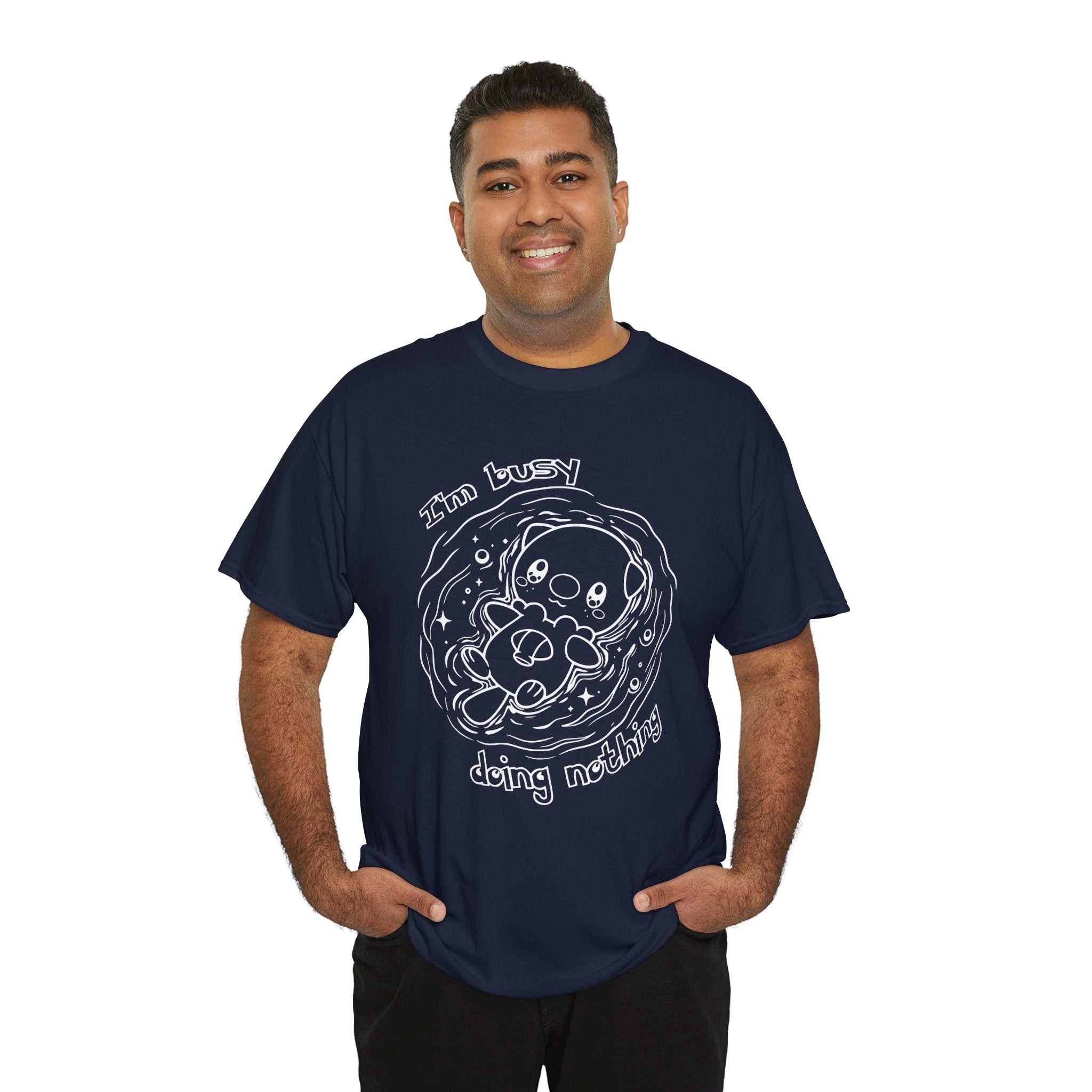 Otter Busy Doing Nothing Funny Quote T-Shirt Cute Otter Swimming Adorable Animal