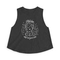 Renard Fâchée mais toujours cute renard Crop Top | Adorable animal qui boude cadeau femme
